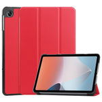 Shockproof Case for Oppo Pad Air PU Leather+PC Protective Case Auto Wake / Sleep Tablet Cover with Trifold Stand