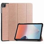 Shockproof Case for Oppo Pad Air PU Leather+PC Protective Case Auto Wake / Sleep Tablet Cover with Trifold Stand