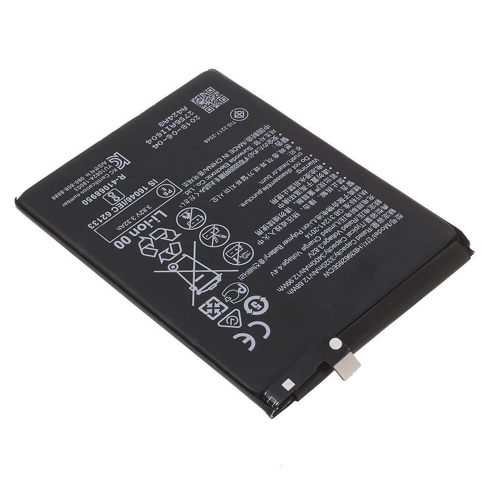 For Huawei P20 3.82V 3320mAh Li-ion Polymer Battery Replacement Part (Encode: HB396285ECW) (without Logo)