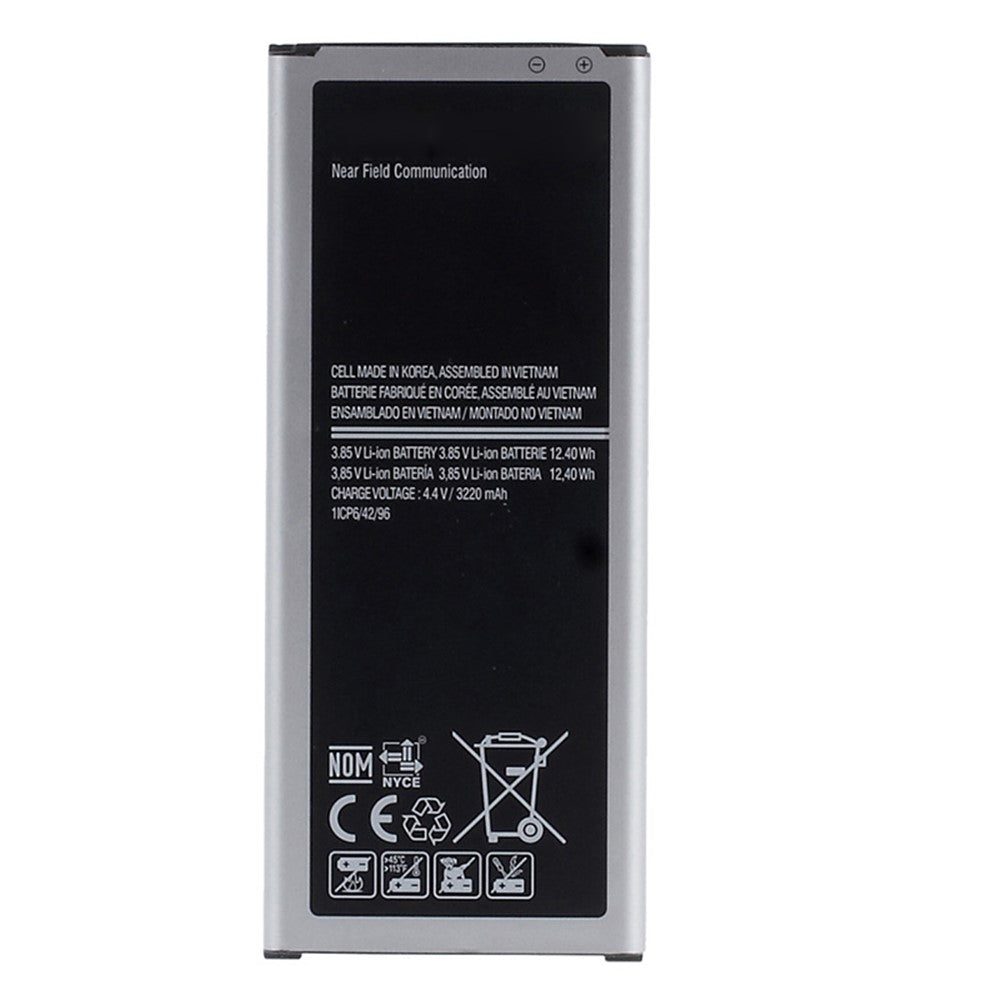 For Samsung Galaxy Note 4 3.85V 3220mAh Rechargeable Li-ion Battery (Encode: EB-BN910BBE / EB-BN910BBU / BBK / BBC) (without Logo)