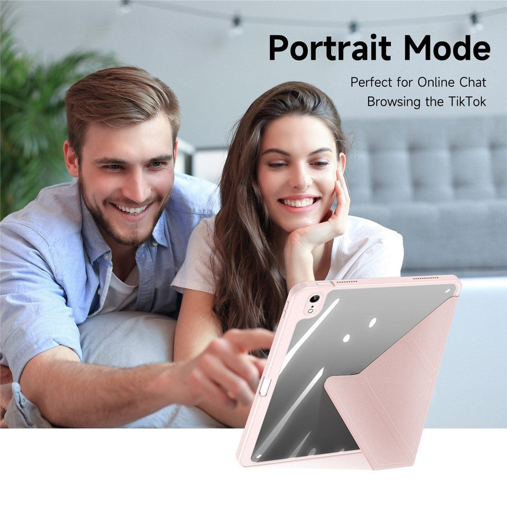 DUX DUCIS til iPad (2025) / 10.9 (2022) Magi Tablet Cover Aftageligt lædercover med V-foldestativ