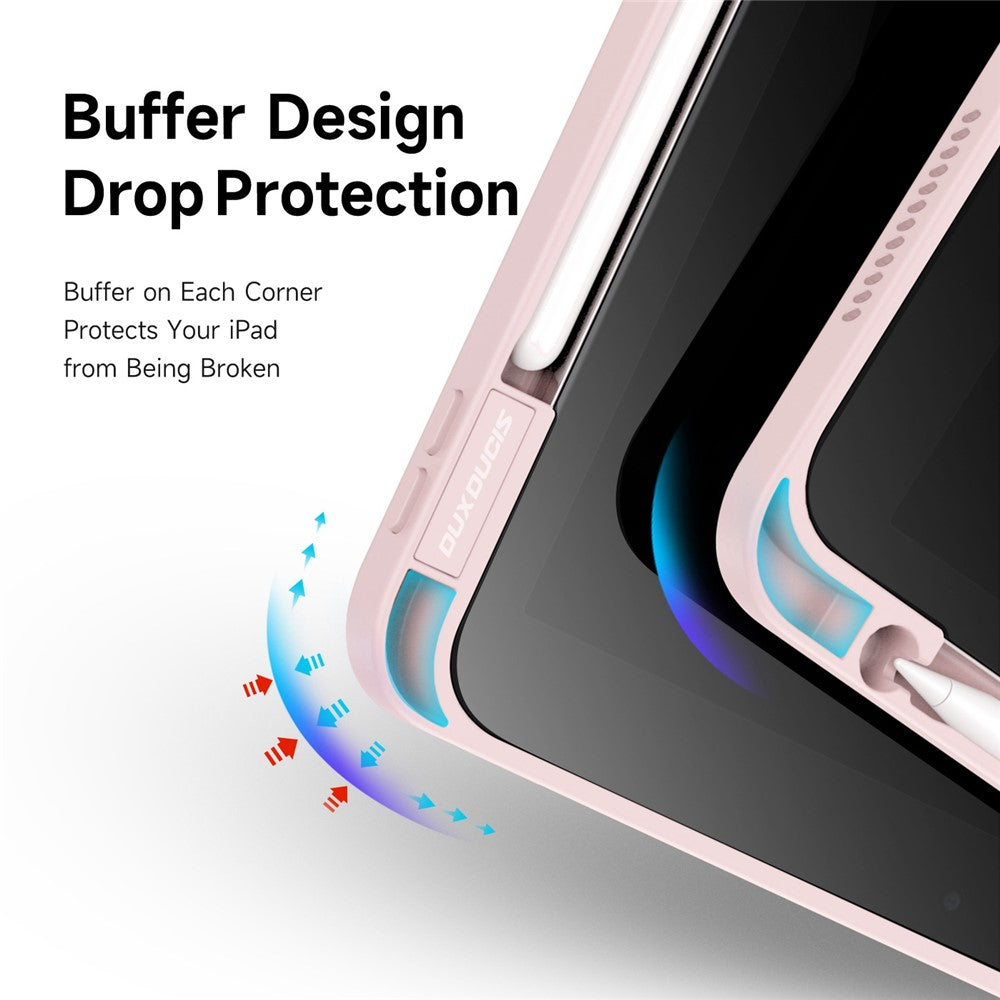 DUX DUCIS til iPad (2025) / 10.9 (2022) Magi Tablet Cover Aftageligt lædercover med V-foldestativ