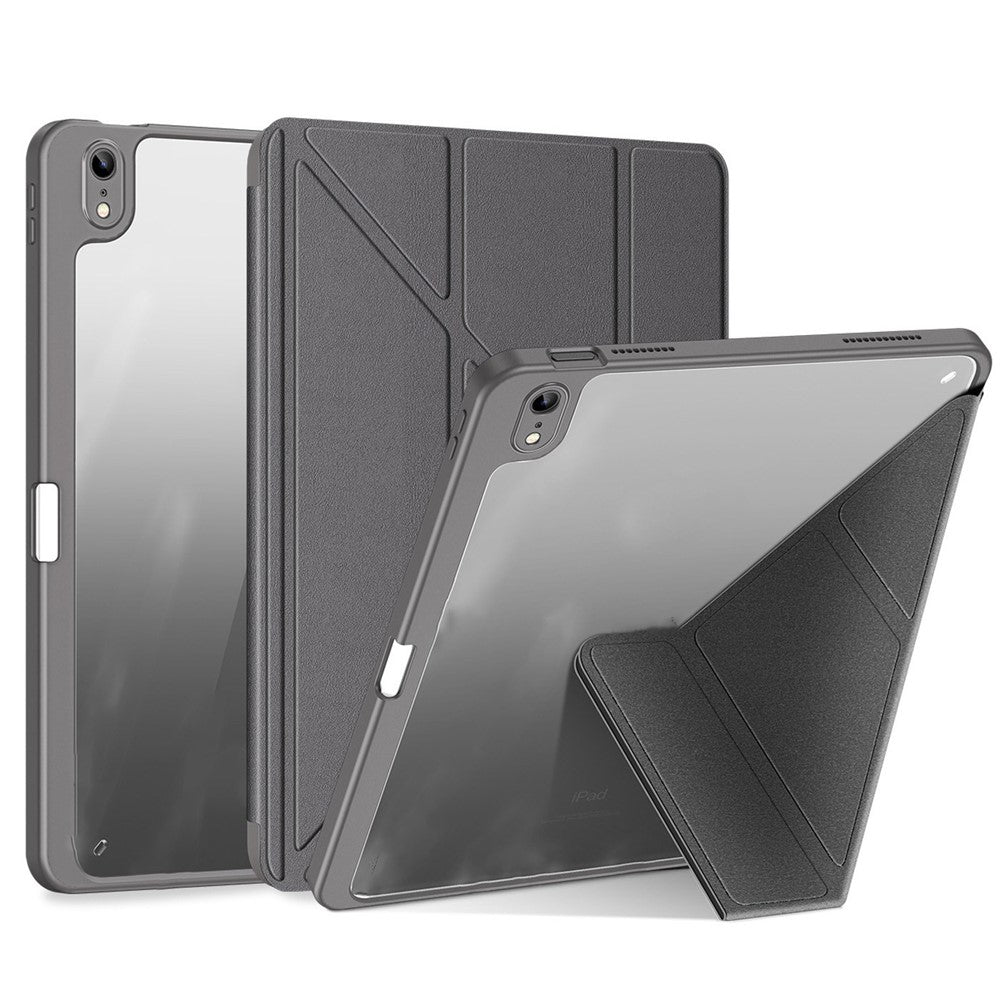 DUX DUCIS til iPad (2025) / 10.9 (2022) Magi Tablet Cover Aftageligt lædercover med V-foldestativ