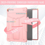 For Lenovo Tab M10 (Gen 3) TB-328FU / TB-328XU Protective Case T-Shaped Kickstand Shockproof PC + Silicone Tablet Cover