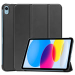 For iPad (2025) / 10.9 (2022) PU Leather Tablet Case Anti-drop Tri-Fold Stand Slim Protective Cover