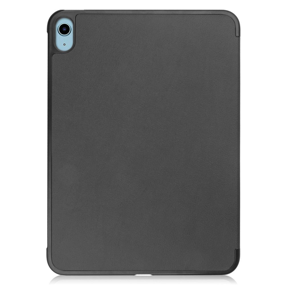 For iPad (2025) / 10.9 (2022) PU Leather Tablet Case Anti-drop Tri-Fold Stand Slim Protective Cover