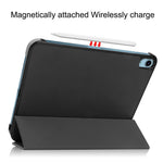 For iPad (2025) / 10.9 (2022) PU Leather Tablet Case Anti-drop Tri-Fold Stand Slim Protective Cover