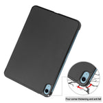 For iPad (2025) / 10.9 (2022) PU Leather Tablet Case Anti-drop Tri-Fold Stand Slim Protective Cover