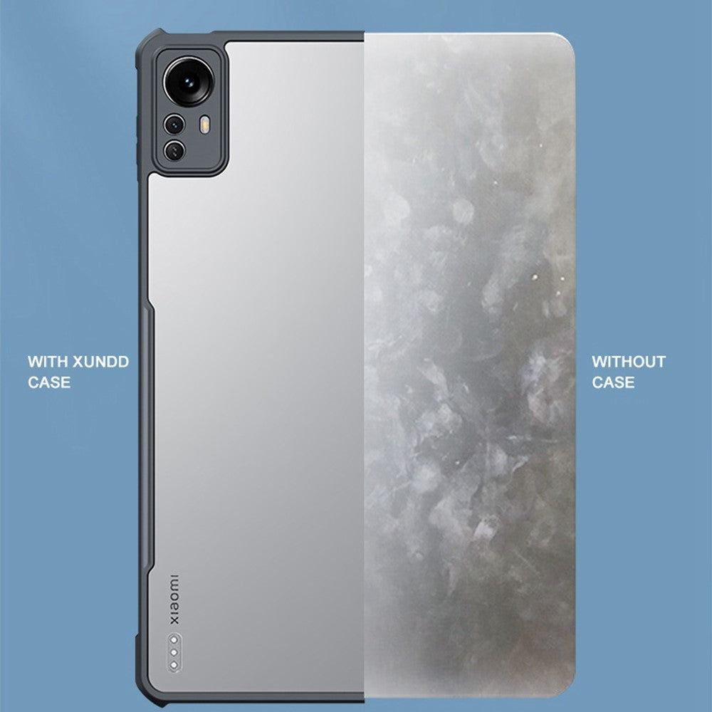 XUNDD Anti-Drop Case for Xiaomi Pad 5 Pro 12.4 (2022) Shockproof Cover TPU Acrylic Transparent Tablet Case