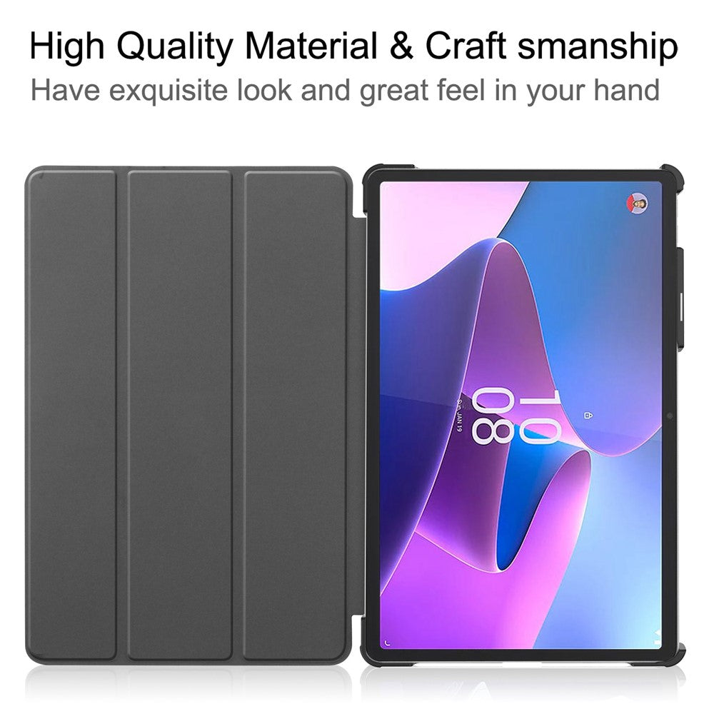 Lenovo Tab P11 Pro Gen 2 Trippelvikbart stativ i PU-läder Surfplattaskal med automatisk väcknings-/vilolägefunktion, fallsäkert fodral