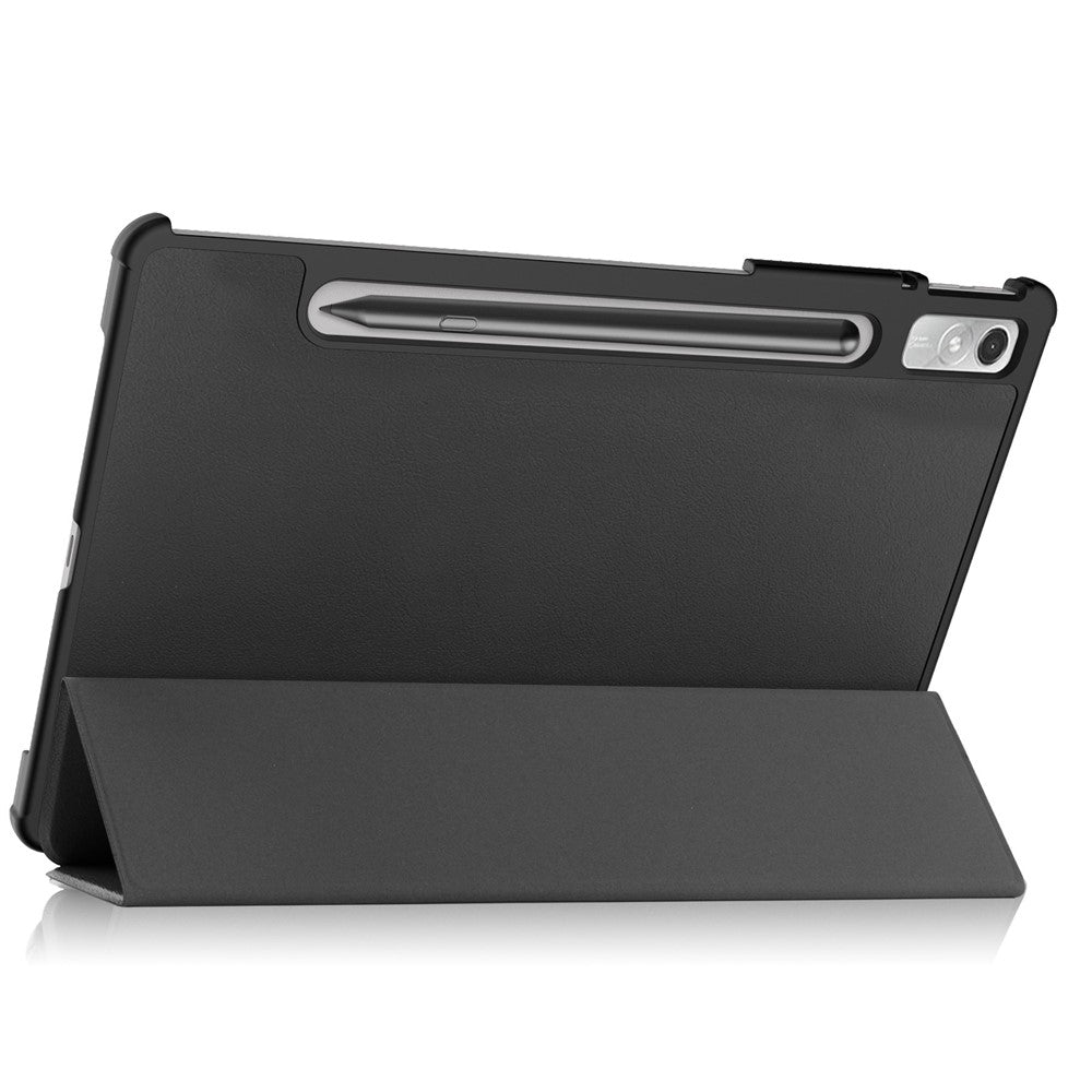Lenovo Tab P11 Pro Gen 2 Trippelvikbart stativ i PU-läder Surfplattaskal med automatisk väcknings-/vilolägefunktion, fallsäkert fodral