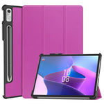 Lenovo Tab P11 Pro Gen 2 Trippelvikbart stativ i PU-läder Surfplattaskal med automatisk väcknings-/vilolägefunktion, fallsäkert fodral