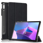 For Lenovo Tab P11 Pro Gen 2 Drop-proof Tablet Cover Auto Wake and Sleep PU Leather Tri-fold Stand Tablet Case