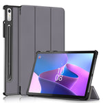 For Lenovo Tab P11 Pro Gen 2 Drop-proof Tablet Cover Auto Wake and Sleep PU Leather Tri-fold Stand Tablet Case