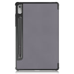 For Lenovo Tab P11 Pro Gen 2 Drop-proof Tablet Cover Auto Wake and Sleep PU Leather Tri-fold Stand Tablet Case