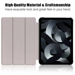 For iPad (2025) / 10.9 (2022) Pattern Printed Protective Case PU Leather Anti-Drop Auto Wake / Sleep Tablet Cover with Trifold Stand
