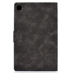 For Lenovo M10 FHD REL / M10 Plus X606F PU Leather Tablet Shell Cover  Solid Color Folio Stand Magnetic Protective Case with Card Slots