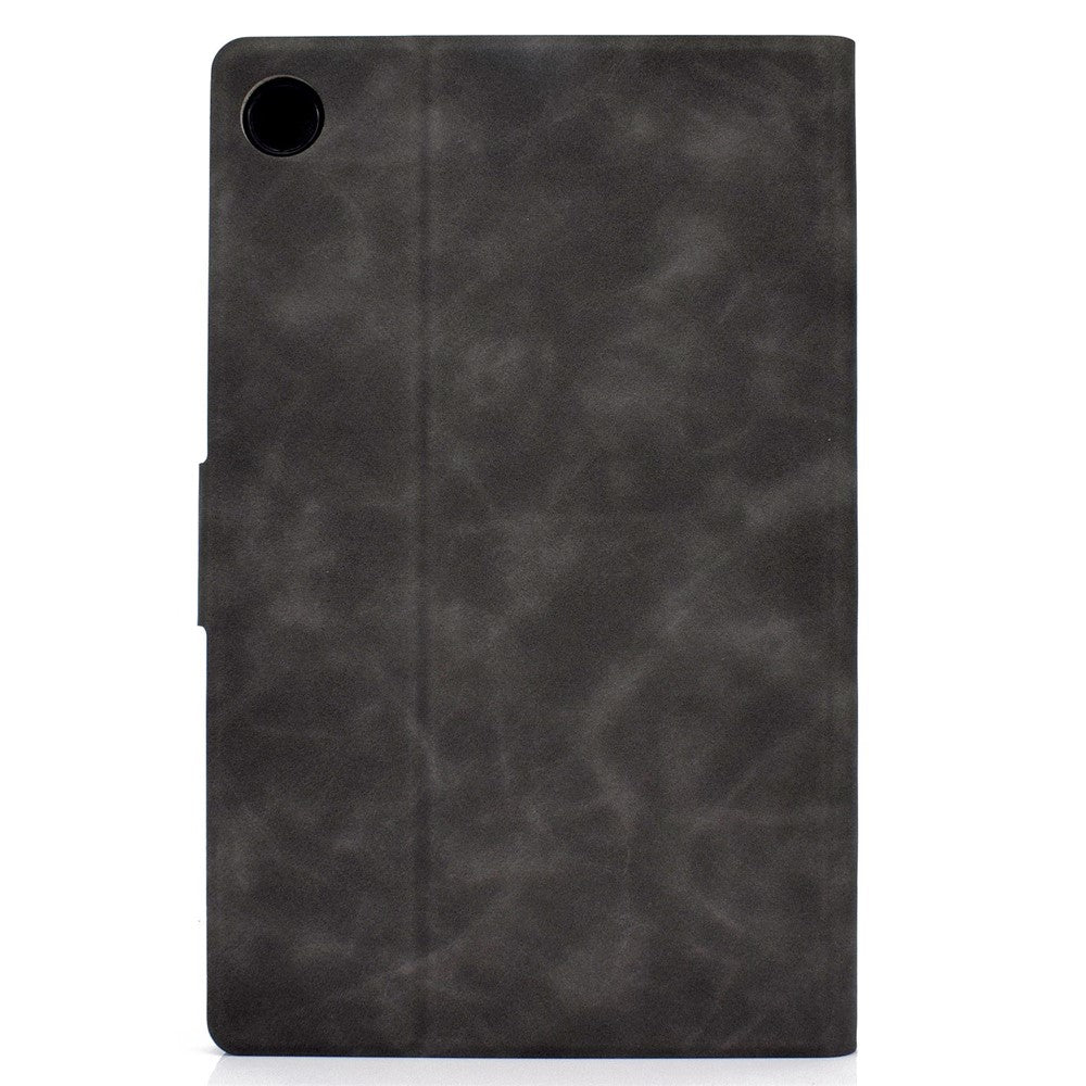 For Lenovo M10 FHD REL / M10 Plus X606F PU Leather Tablet Shell Cover  Solid Color Folio Stand Magnetic Protective Case with Card Slots