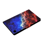 Lenovo M10 FHD REL / Tab M10 Plus TB-X606F Mönstertryck Surfplatta Fodral Korthållare PU-läder Stativfodral