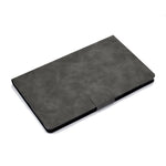 Fodral med fallskydd för Lenovo Legion Y700 TB-9707F surfplatta, PU-läder, fällbart fodral, välskyddande stativ med korthållare