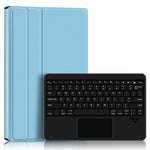 For Xiaomi Pad 5 Pro PU Leather Keyboard Case Bluetooth-compatible Keyboard with Stand Magnetic Protective Cover