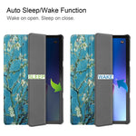 For Lenovo Tab M10 (Gen 3) TB-328FU / TB-328XU Pattern Printing Tablet Case PU Leather Trifold Stand Cover with Auto Wake / Sleep