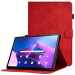 Auto Wake / Sleep Shockproof Case for Lenovo Tab M10 Plus (3rd Gen) / Xiaoxin Pad 2022 10.6 inch Pattern Imprinted Anti-Drop Cover Solid Color Stitching Tablet Leather Stand Case with Card Slots