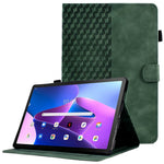 Auto Wake / Sleep Shockproof Case for Lenovo Tab M10 Plus (3rd Gen) / Xiaoxin Pad 2022 10.6 inch Pattern Imprinted Anti-Drop Cover Solid Color Stitching Tablet Leather Stand Case with Card Slots