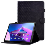Auto Wake / Sleep Shockproof Case for Lenovo Tab M10 Plus (3rd Gen) / Xiaoxin Pad 2022 10.6 inch Pattern Imprinted Anti-Drop Cover Solid Color Stitching Tablet Leather Stand Case with Card Slots