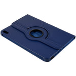 For iPad (2025) / iPad 10.9 (2022) Tablet Case PU Leather Protective Cover with 360 Degree Rotating Stand