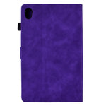 For Lenovo Tab M10 HD Gen 2 X306 10.1" PU Leather Folio Stand Case Pattern Imprinted Magnetic Clasp Smart Cover with Card Slots and Pen Holder