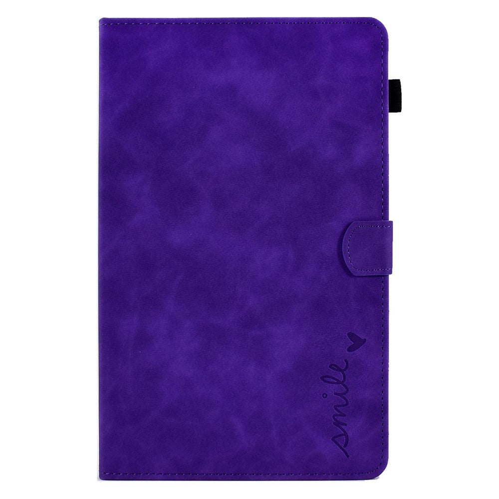 For Lenovo Tab M10 HD Gen 2 X306 10.1" PU Leather Folio Stand Case Pattern Imprinted Magnetic Clasp Smart Cover with Card Slots and Pen Holder
