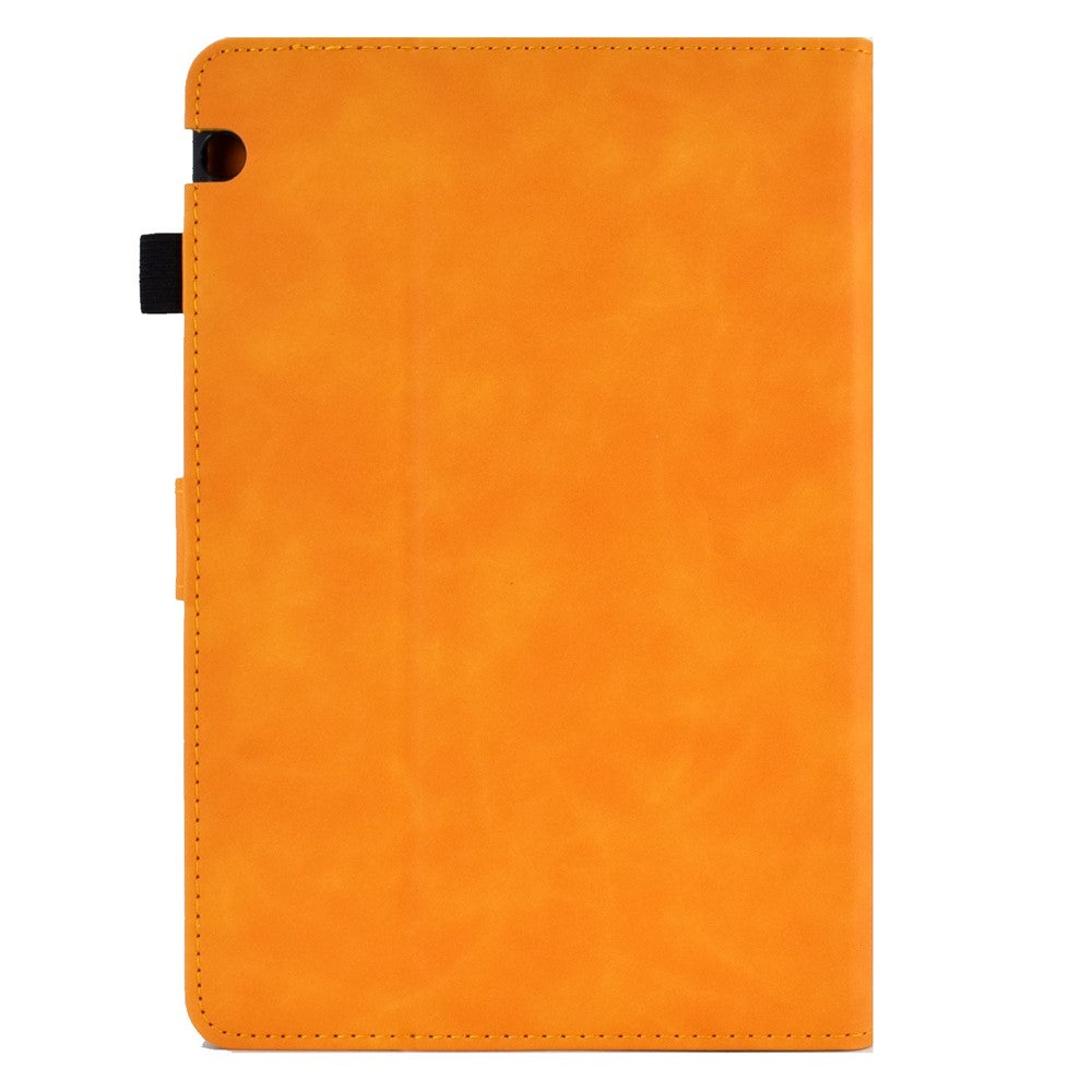 For Huawei MediaPad T3 10 Pattern Imprinted Tablet Case PU Leather Folio Stand Smart Cover Shell with Pencil Holder and Card Slots