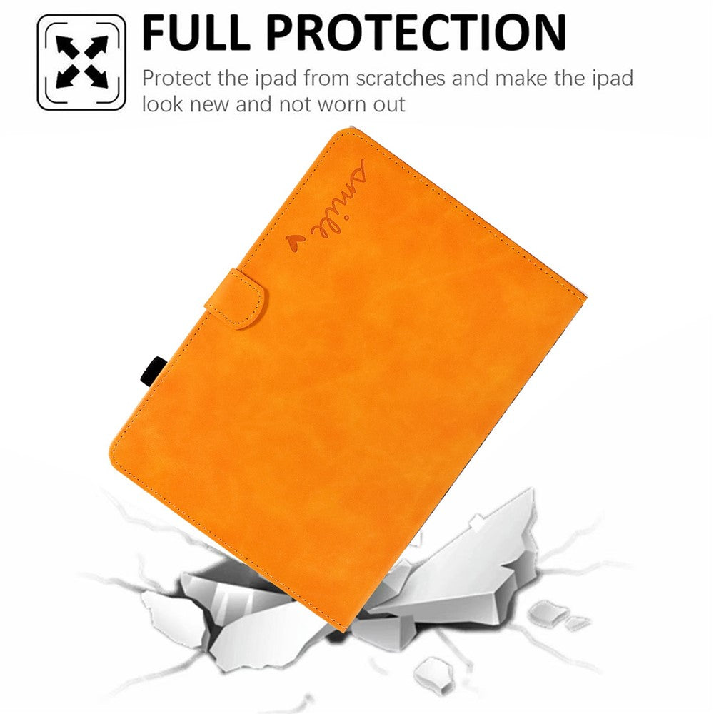 For Huawei MediaPad T3 10 Pattern Imprinted Tablet Case PU Leather Folio Stand Smart Cover Shell with Pencil Holder and Card Slots
