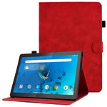 Smart Tablet Leather Case for Lenovo Tab M10 TB-X605F, Anti-scratch Imprinted Pattern Auto Sleep / Wake Up Cover with Card Slots
