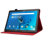 Smart Tablet Leather Case for Lenovo Tab M10 TB-X605F, Anti-scratch Imprinted Pattern Auto Sleep / Wake Up Cover with Card Slots
