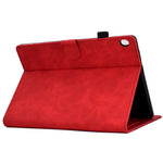 Smart Tablet Leather Case for Lenovo Tab M10 TB-X605F, Anti-scratch Imprinted Pattern Auto Sleep / Wake Up Cover with Card Slots