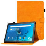 Smart Tablet Leather Case for Lenovo Tab M10 TB-X605F, Anti-scratch Imprinted Pattern Auto Sleep / Wake Up Cover with Card Slots