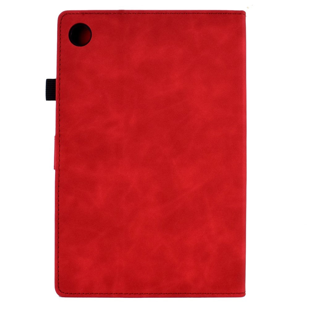 For Lenovo Tab M10 Plus Auto Sleep / Wake Up Smart Tablet Protection Cover Stand Built-in Card Slots Imprinted Pattern Leather Case