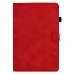 For Lenovo Tab M10 Plus Auto Sleep / Wake Up Smart Tablet Protection Cover Stand Built-in Card Slots Imprinted Pattern Leather Case