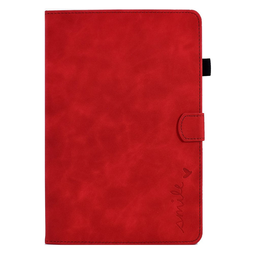 For Lenovo Tab M10 Plus Auto Sleep / Wake Up Smart Tablet Protection Cover Stand Built-in Card Slots Imprinted Pattern Leather Case
