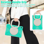For Lenovo Tab M10 (Gen 3) TB-328FU / TB-328XU PC + Silicone Tablet Case Hand Grip Rotary Kickstand Drop-proof Protective Cover