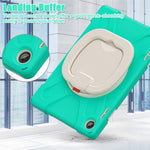 For Lenovo Tab M10 (Gen 3) TB-328FU / TB-328XU PC + Silicone Tablet Case Hand Grip Rotary Kickstand Drop-proof Protective Cover