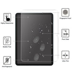 Til iPad (2025) / 10.9 (2022) Blødt TPU-cover Transparent Telefoncover med 2.5D Arc Edge Hærdet Glas Skærmbeskytter