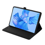 For Huawei MatePad Pro 11 (2022) Cloth Texture Stand Tablet Case PU Leather Card Holder Anti-scratch Cover