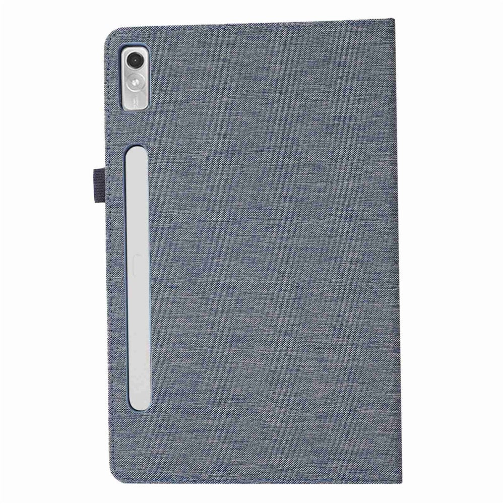For Lenovo Tab P11 Pro Gen 2 Cloth Texture PU Leather Tablet Case Foldable Stand Card Holder Protective Cover