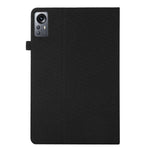 For Xiaomi Pad 5 Pro 12.4 (2022) Cloth Texture PU Leather Stand Case Tablet Protective Cover with Card Slots