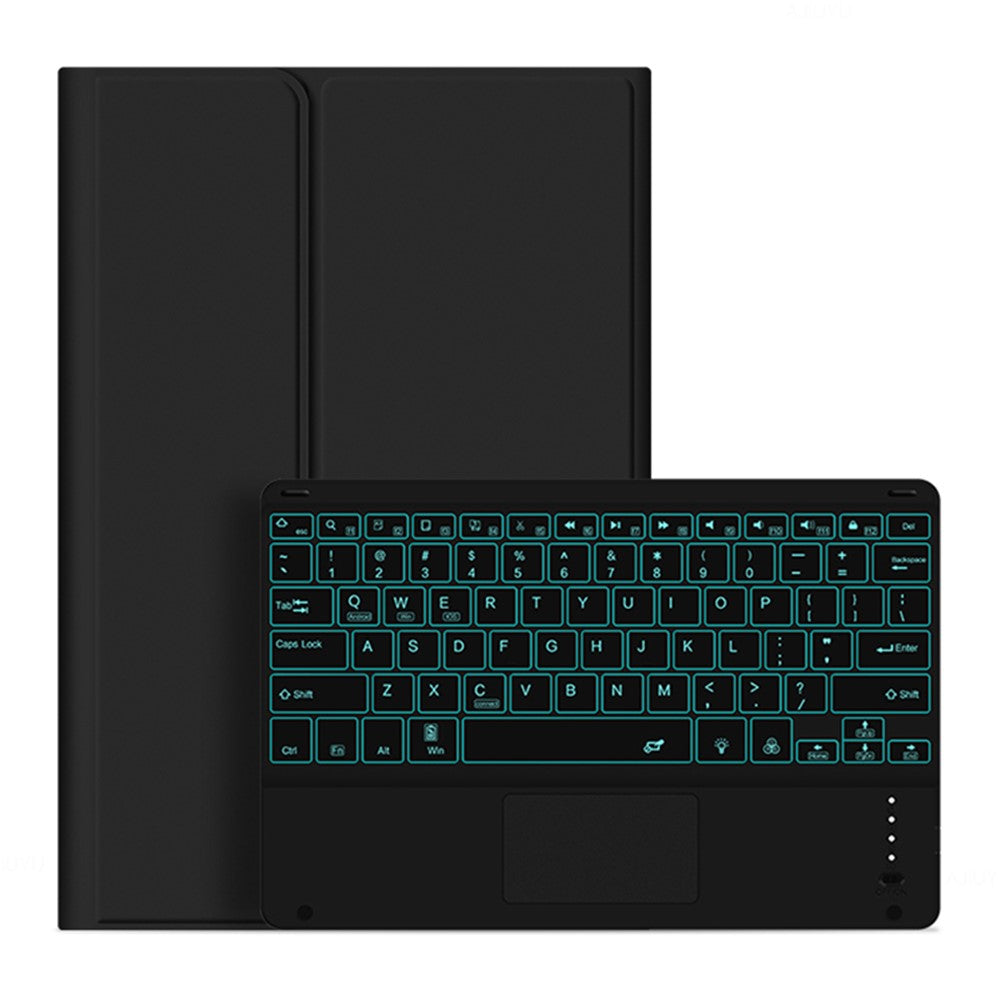 For Huawei MateBook E Go Detachable Bluetooth-compatible Keyboard with Hinge Stand Leather Case