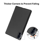 ENKAY HAT PRINCE För Xiaomi Redmi Pad 10.61" Stötsäkert Fodral PU-läder Hårt PC Surfplatta Stativ Fodral Trippelvikbart Skyddsfodral Stöder Automatisk Väckning/Sömn