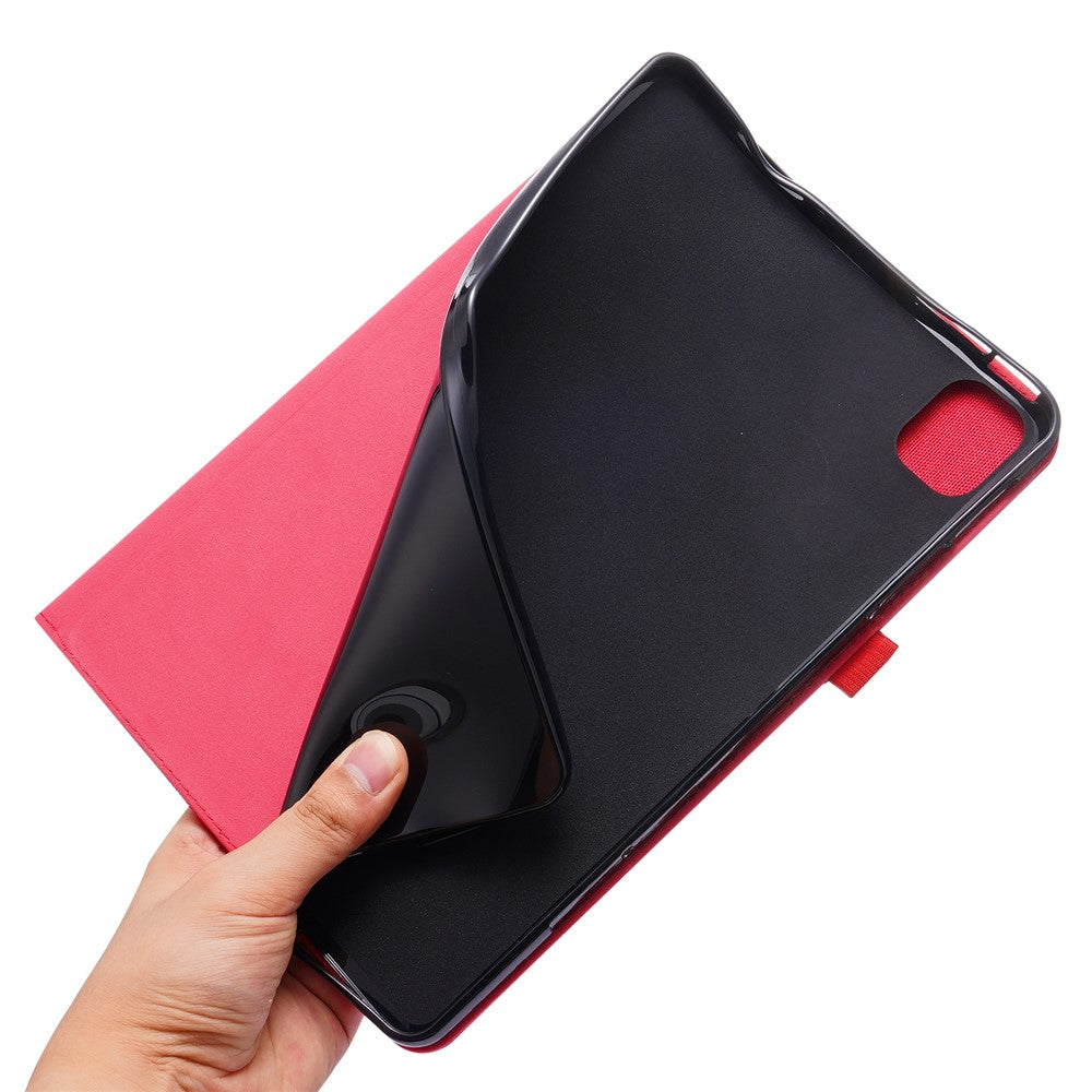 For Xiaomi Pad 5 / Pad 5 Pro Cloth Texture Tablet Case Full Body Protection PU Leather Card Holder Folio Stand Cover